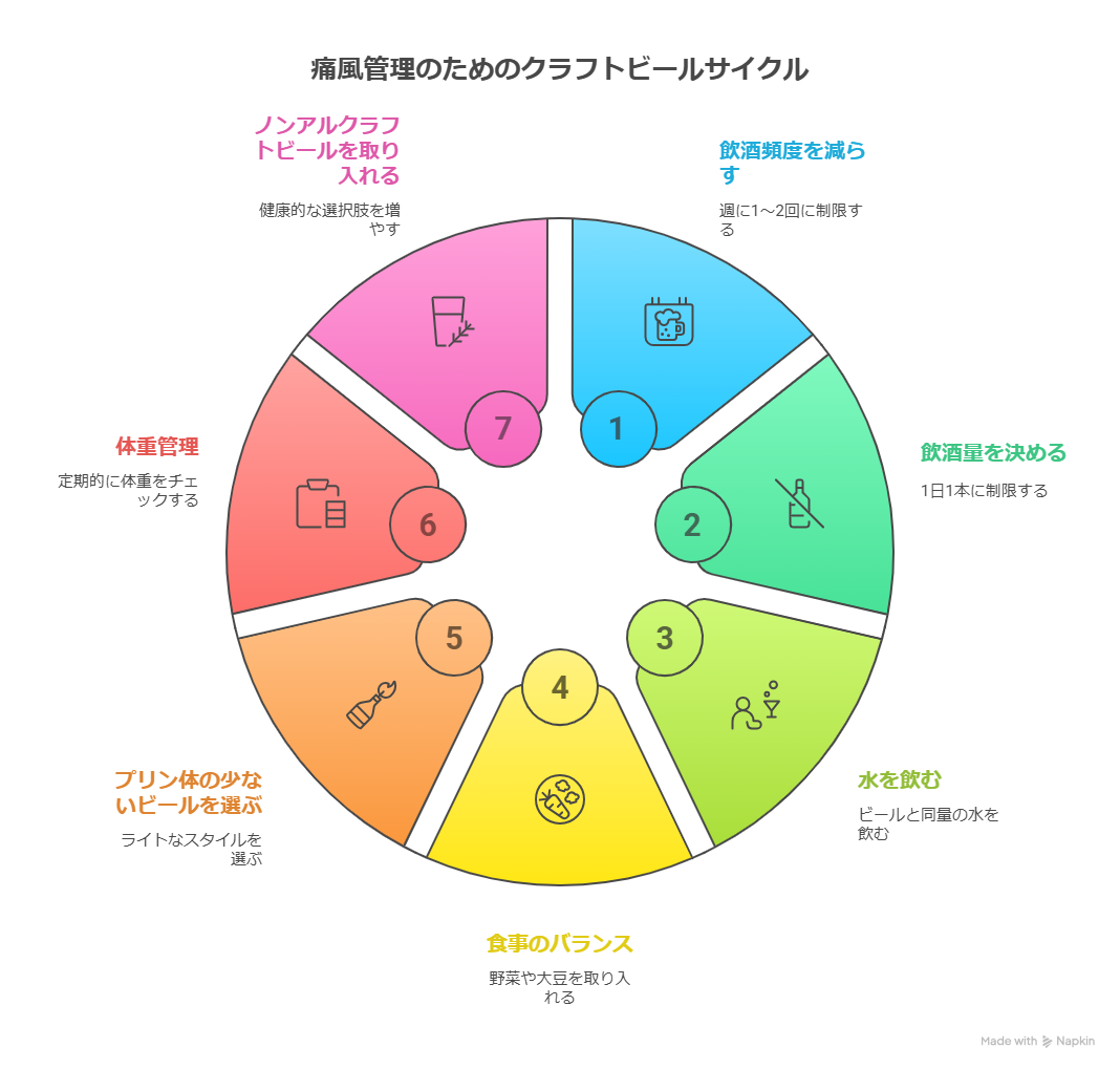 クラフトビールにプリン体って多いの？健康との関係を解説