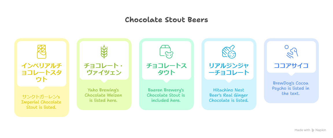 チョコビールとは？チョコレートのような風味が魅力のクラフトビールを解説