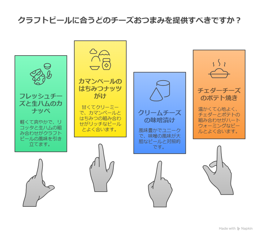 クラフトビールに合うチーズのおつまみ12選