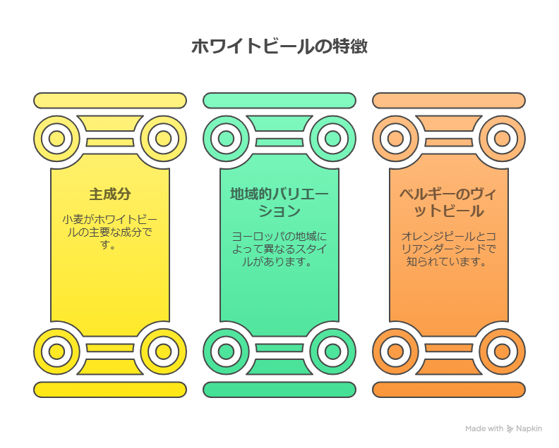 ホワイトビールとは？特長やおすすめ銘柄紹介